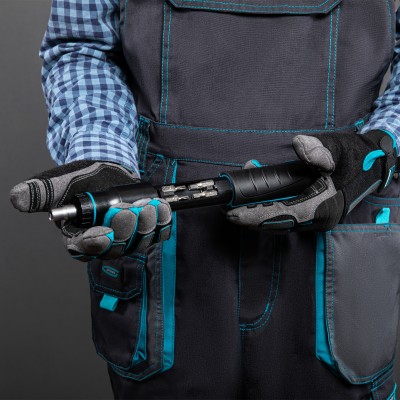 Отвертка реверсивная с револьверным механизмом, 11 шт, сталь S2 Gross Отвертка реверсивная с револьверным механизмом, 11 шт, сталь S2 Gross