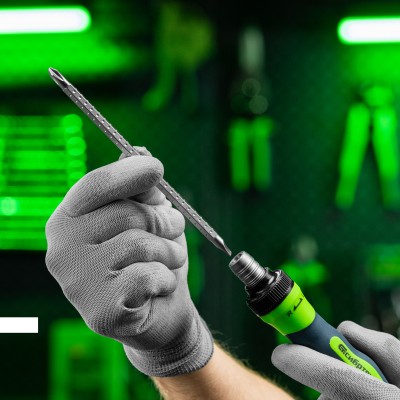 Отвертка реверсивная комбинированная PH2/SL6, CrV Сибртех Отвертка реверсивная комбинированная PH2/SL6, CrV Сибртех