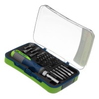 Отвертка реверсивная с набором бит и торцевыми головками, 35 шт, CrV Сибртех Отвертка реверсивная с набором бит и торцевыми головками, 35 шт, CrV Сибртех