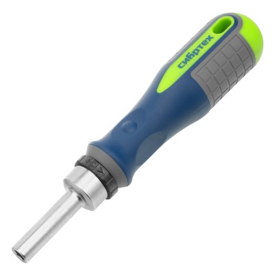 Отвертка реверсивная с набором бит и торцевыми головками, 35 шт, CrV Сибртех Отвертка реверсивная с набором бит и торцевыми головками, 35 шт, CrV Сибртех