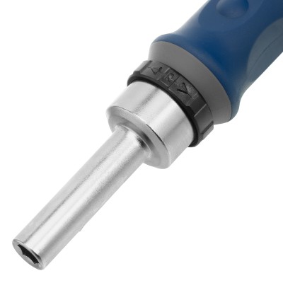 Отвертка реверсивная с набором бит и торцевыми головками, 35 шт, CrV Сибртех Отвертка реверсивная с набором бит и торцевыми головками, 35 шт, CrV Сибртех