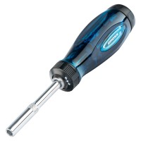 Отвертка реверсивная с удлинителем, трещотка 72 зуба, 12 шт, сталь S2 Gross Отвертка реверсивная с удлинителем, трещотка 72 зуба, 12 шт, сталь S2 Gross