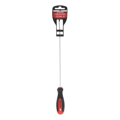 Отвертка Fusion, SL3 х 200 мм, CrV, трехкомпонентная рукоятка "Anti slip" Matrix Отвертка Fusion, SL3 х 200 мм, CrV, трехкомпонентная рукоятка "Anti slip" Matrix