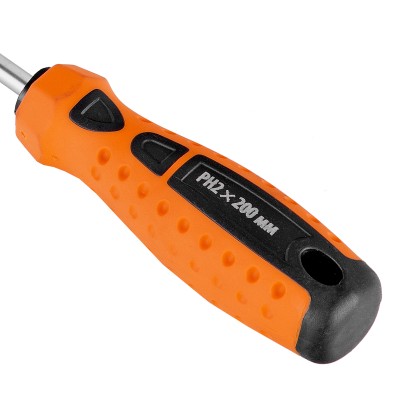 Отвертка "Point", PH2х 200 мм, CS, двухкомпонентная рукоятка Sparta Отвертка "Point", PH2х 200 мм, CS, двухкомпонентная рукоятка Sparta