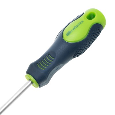 Отвертка, SL5 х 150 мм, CrV, двухкомпонентная рукоятка Сибртех Отвертка, SL5 х 150 мм, CrV, двухкомпонентная рукоятка Сибртех