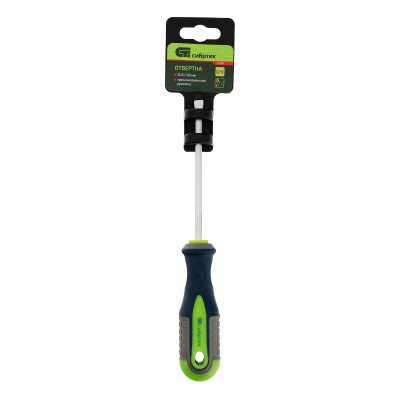 Отвертка, SL5 х 100 мм, CrV, трехкомпонентная рукоятка Сибртех Отвертка, SL5 х 100 мм, CrV, трехкомпонентная рукоятка Сибртех