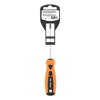 Отвертка "Point", PH0 х 80 мм, CS, двухкомпонентная рукоятка Sparta