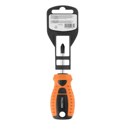 Отвертка "Point", PH2 х 38 мм, CS, двухкомпонентная рукоятка Sparta