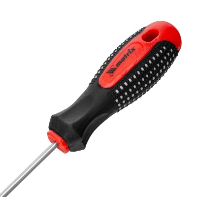 Отвертка Fusion, SL4 х 100 мм, CrV, трехкомпонентная рукоятка "Anti slip" Matrix