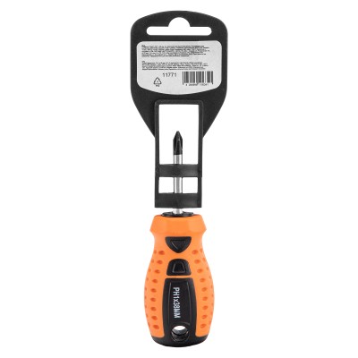 Отвертка "Point", PH1 х 38 мм, CS, двухкомпонентная рукоятка Sparta