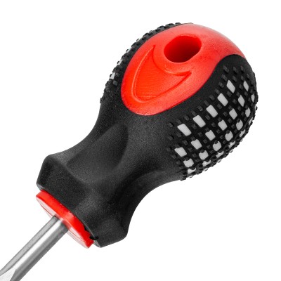 Отвертка Fusion, SL5 х 38 мм, CrV, трехкомпонентная рукоятка "Anti slip" Matrix