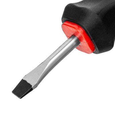 Отвертка Fusion, SL5 х 38 мм, CrV, трехкомпонентная рукоятка "Anti slip" Matrix