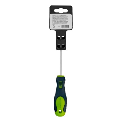 Отвертка, SL3 х 100 мм, CrV, двухкомпонентная рукоятка Сибртех Отвертка, SL3 х 100 мм, CrV, двухкомпонентная рукоятка Сибртех