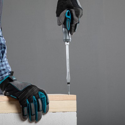 Отвертка SL8 x 150 мм, S2, трехкомпонентная рукоятка Gross Отвертка SL8 x 150 мм, S2, трехкомпонентная рукоятка Gross