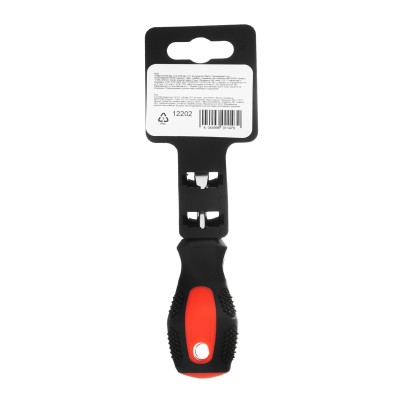 Отвертка Anti-Slip, SL5 х 38 мм, CrV, двухкомпонентная рукоятка Matrix