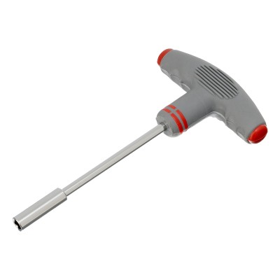 Отвертка с Т-образной эргономичной ручкой и набором бит, 11 шт, CrV Matrix Отвертка с Т-образной эргономичной ручкой и набором бит, 11 шт, CrV Matrix