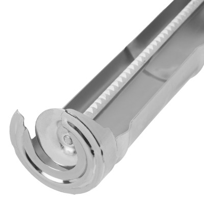 Пистолет для герметика, 310 мл, "полуоткрытый", хромированный, зубчатый шток 7 мм Matrix Пистолет для герметика, 310 мл, "полуоткрытый", хромированный, зубчатый шток 7 мм Matrix