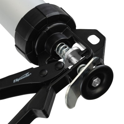 Пистолет для герметика, 400 мл, "закрытый", алюминиевый корпус, круглый шток 8 мм Sparta Пистолет для герметика, 400 мл, "закрытый", алюминиевый корпус, круглый шток 8 мм Sparta