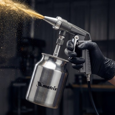 Пистолет пескоструйный с нижним бачком, пневматический Matrix