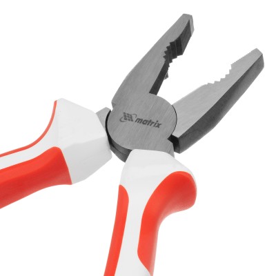 Плоскогубцы Premium, 200 мм, трехкомпонентные рукоятки Matrix Плоскогубцы Premium, 200 мм, трехкомпонентные рукоятки Matrix