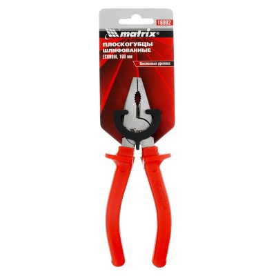Плоскогубцы Econom, 160 мм, шлифованные, пластмассовые рукоятки Matrix Плоскогубцы Econom, 160 мм, шлифованные, пластмассовые рукоятки Matrix