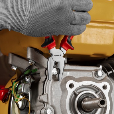 Плоскогубцы Nickel, 160 мм, никелированные, двухкомпонентные рукоятки Matrix Плоскогубцы Nickel, 160 мм, никелированные, двухкомпонентные рукоятки Matrix