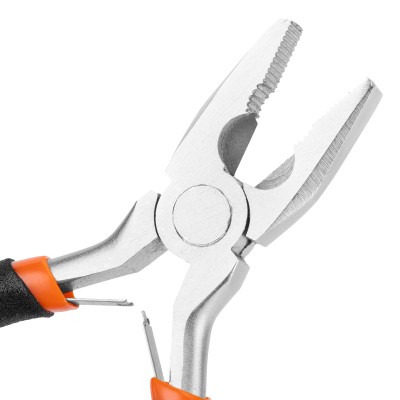 Плоскогубцы Mini, 130 мм, никелированные, авторазжим Sparta Плоскогубцы Mini, 130 мм, никелированные, авторазжим Sparta