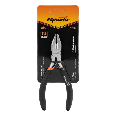 Плоскогубцы Mini, 130 мм, никелированные, авторазжим Sparta Плоскогубцы Mini, 130 мм, никелированные, авторазжим Sparta