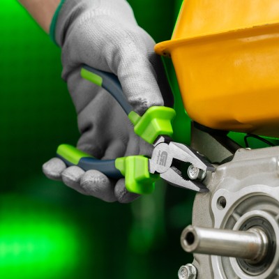 Плоскогубцы комбинированные, 160 мм, двухкомпонентные рукоятки Сибртех