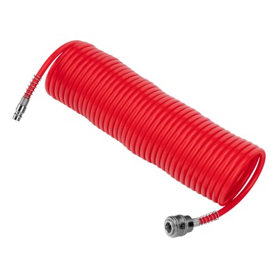 Шланг спиральный воздушный, 10 м, с быстросъемными соединениями Matrix