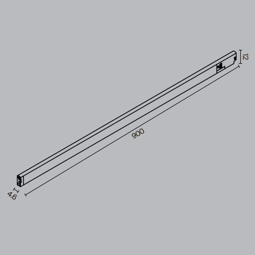 Трековый светильник Technical TR190-1-15W3K-B