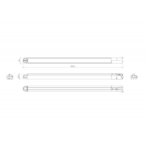 Трековый светильник Technical TR000-1-15W3K-B