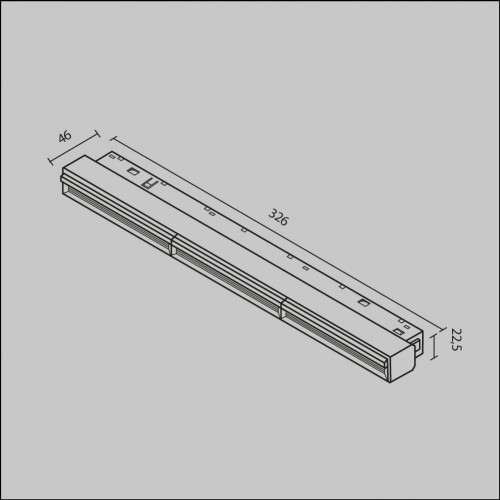 Трековый светильник Technical TR106-4-18W-DS-W