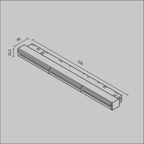 Трековый светильник Technical TR106-2-18W4K-B