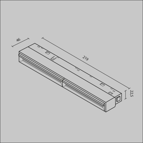 Трековый светильник Technical TR106-4-12W-DS-W