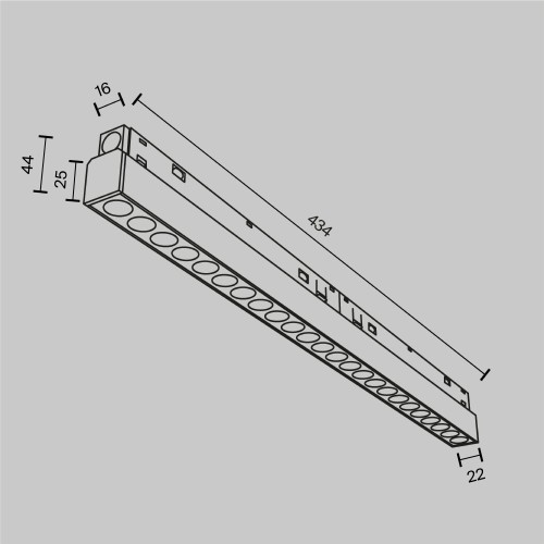 Трековый светильник Technical TR031-2-24W2.7K-B