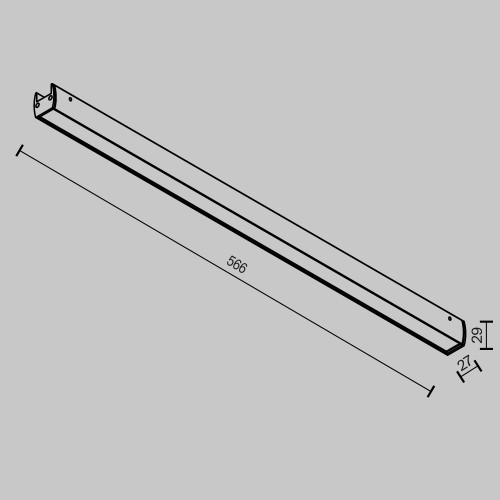 Трековый светильник Technical TR161-1-25W3K-B