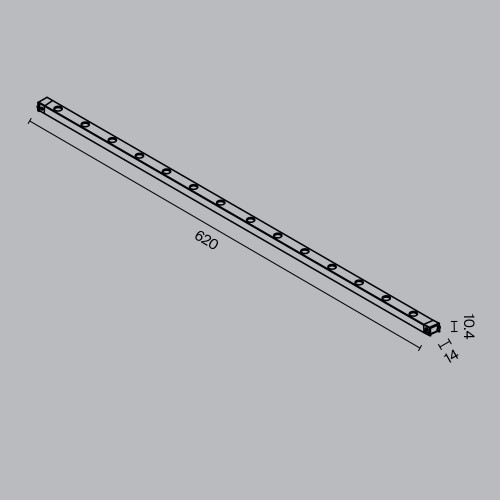 Трековый светильник Technical TR174-1-24WTW-M-B