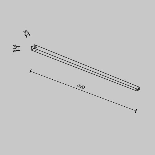 Трековый светильник Technical TR173-1-16WTW-B