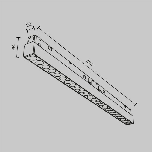 Трековый светильник Technical TR031-2-24W3K-W