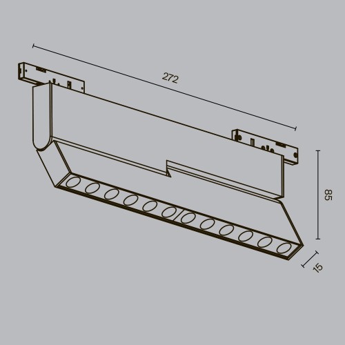 Трековый светильник Technical TR194-1-12W3K-M-B