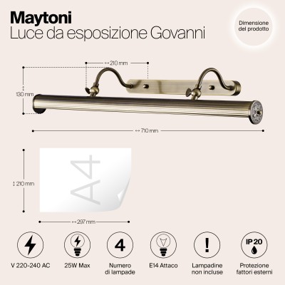 Подсветка Maytoni PIC119-44-R
