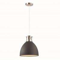 3321/1 PENDANT ODL17 402 черный, никель Подвес E27 60W 220V VIOLA