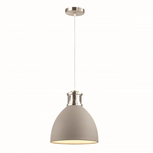 3322/1 PENDANT ODL17 402 серый, никель Подвес E27 60W 220V VIOLA Odeon Light