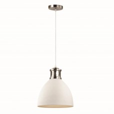 3323/1 PENDANT ODL17 402 белый/никель Подвес E27 60W 220V VIOLA Odeon Light