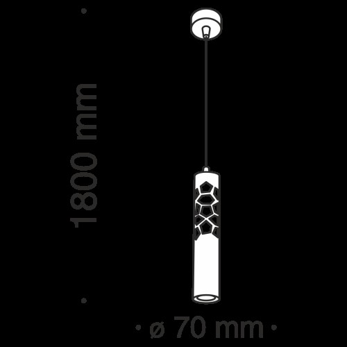 Подвесной светильник Technical P037PL-L11B4K