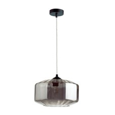 4746/1 PENDANT ODL21 365 дымчатый/черный Подвес E27 60W BINGA Odeon Light