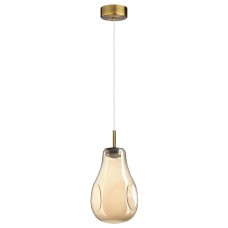 5098/4L PENDANT ODL25 423 античн.бронза/янтарный/металл/стекло Подвес LED 4W 4000K 388Лм NAVE Odeon Light