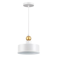 4090/1 PENDANT ODL19 495 белый/золотой Подвес Е27 1*40W BOLLI 4090/1 PENDANT ODL19 495 белый/золотой Подвес Е27 1*40W BOLLI