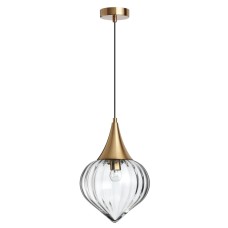 4950/1 PENDANT ODL22 241 бронзовый/прозрачный/стекло Подвес E27 1*60W KESTA Odeon Light